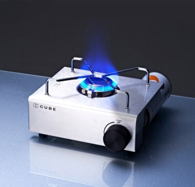 #ad KOVEA KGR 1503 CUBE Stainless Mini GAS Stove Camping Outdoor Cooking $62.00