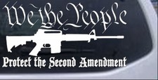 Protect The Second Amendment Car Or Truck Window Decal Sticker White 10x5.4 Protect The Second Amendment Car Or Truck Window Decal Sticker White 10x5.4