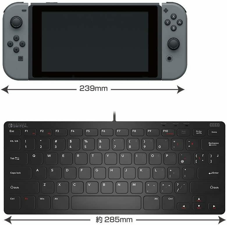 Nintendo Switch compatible compact keyboard for Nintendo