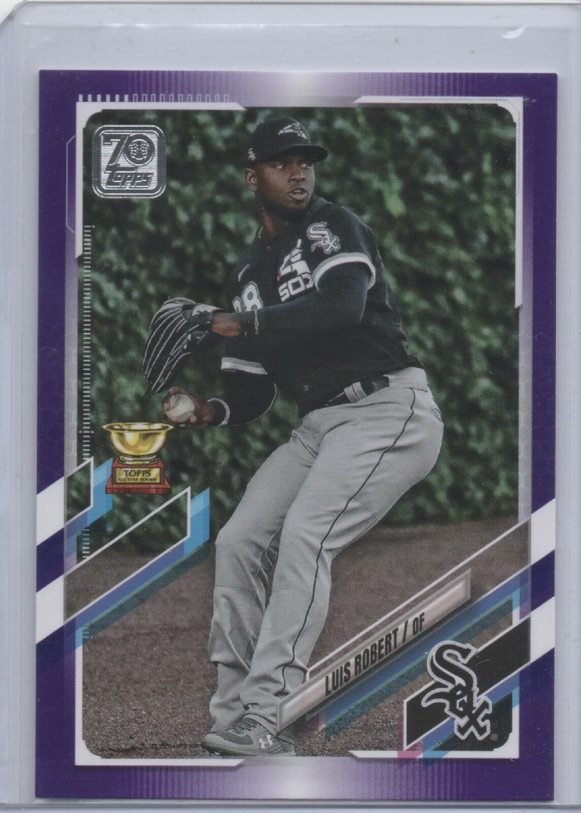 2021 Topps Series 1 MEIJER PURPLE #223 Luis Robert CHICAGO WHITE SOX GOLD CUP 24