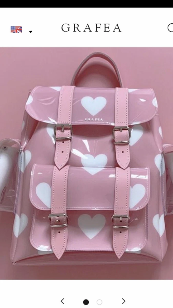 HEART SATCHEL HEARTS PINK - Mini heart Satchel – GRAFEA