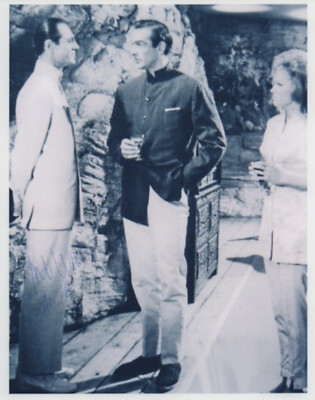 Joseph Wiseman signiertes 10x8 Foto DR NO JAMES BOND COA