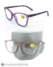 NEW To STORE READING GLASSES WOMENS HIGH QUALITY 150 to 300 FUN PURPLE, ROSE