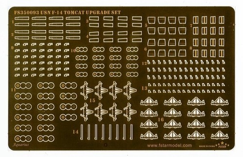 Juego de actualización FS350093 1/350 USN F-14 Tomcat - Imagen 2 de 2