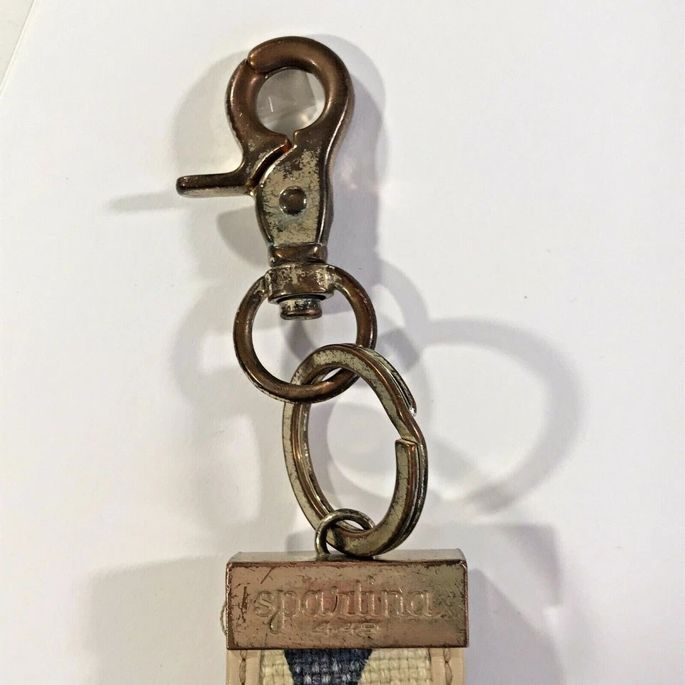 Llavero vintage Spartina 449 Grab-N-Go logotipo de sirena envejecido Foto 4 de 4