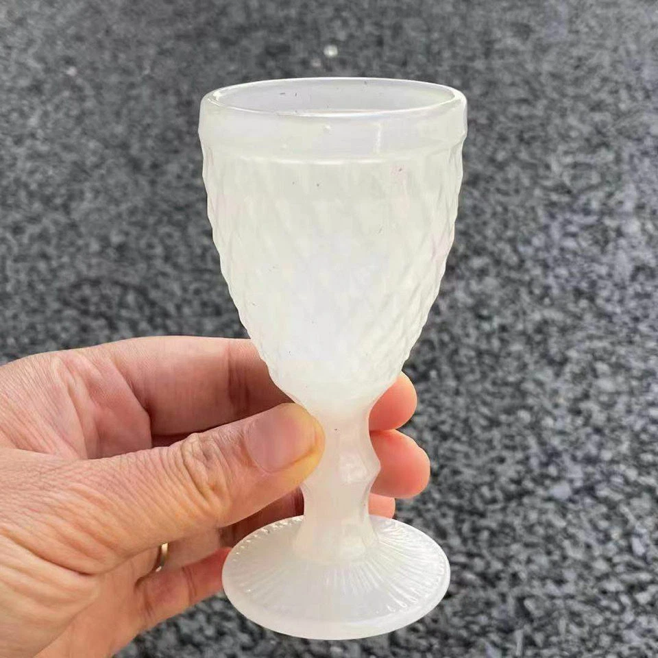 2шт нефрит чашка старинный нефрит чайная чашка флагон нефрит резьба чашка старинный - Изображение 2 из 4