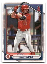 Alberto Rios 2024 Bowman Baseball #BP-98 Los Angeles Angels Prospects