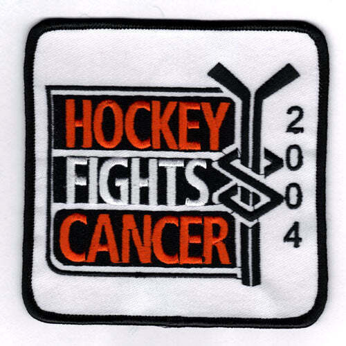 Maillot patch NHL Hockey Fights Cancer Logo 2003-2004 saison porté par toutes les équipes - Photo 1/1