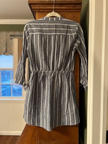 ABERCROMBIE & FITCH Awning Stripe Womens Teens Shirtwaist Dress XS EUC - Picture 3 of 8