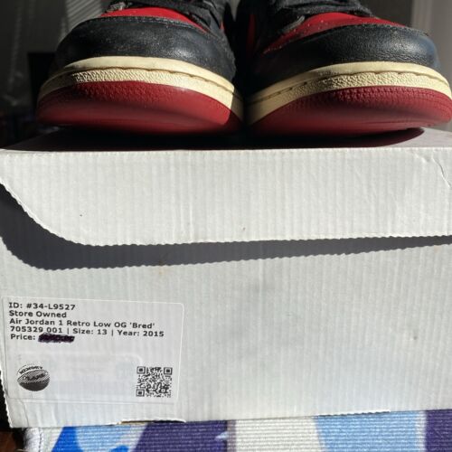 Size 13 - Air Jordan 1 Retro OG Low Bred - Picture 8 of 10
