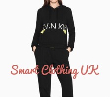Image of Calvin Klein Women’s Neon Lounge Hoodie (Black) RRP £65