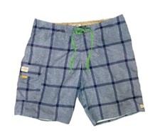 Quiksilver Waterman Men's Board Shorts, Size 34, Beach Blue, Aussie Surfwear