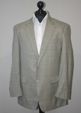 Lauren Ralph Lauren mens wool silk suit blazer jacket Size 42L