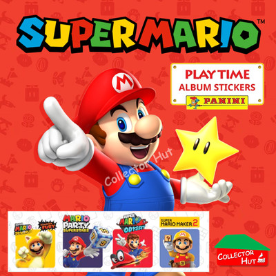 Panini Super Mario Playtime Aufkleber Sammlung Singles