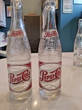 2  Pepsi-Cola 12 oz ACL Bottles New York Different Bottle Makers