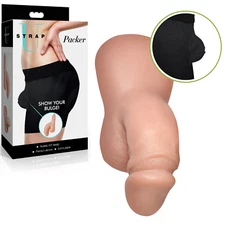 Realistic FTM Look Soft Pliable Gender Affirming Silicone Packer Dildo Light
