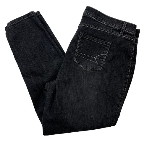 Avenue Denim Damen 22/24 Stretch schwarze Waschung Jegging Jeans (40"W x 29" Ins.) - Bild 14 von 24