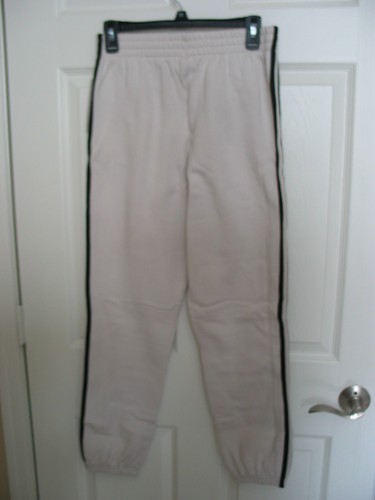 NWT Adidas boys youth size L 14/16 Cream 3-stripe soft jogger activewear pants - Picture 2 of 9