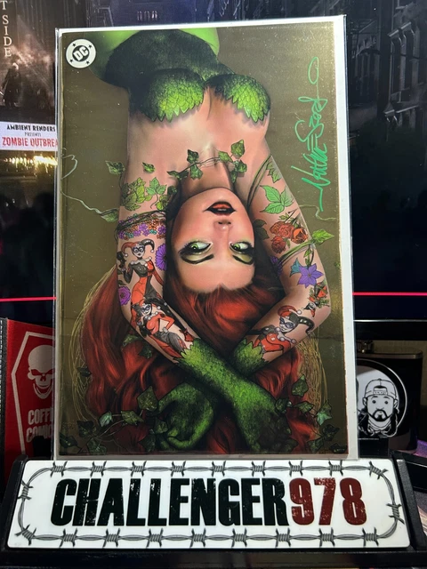 POISON IVY #50 SZERDY SIGNED GOLD FOIL w/ COA