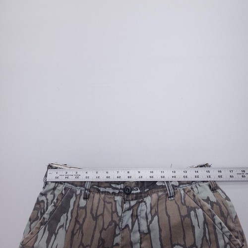 Vintage SafTBak Rebark Camo Pants Mens 30 x 31 Lightweight Hunting Faded USA - Picture 10 of 11