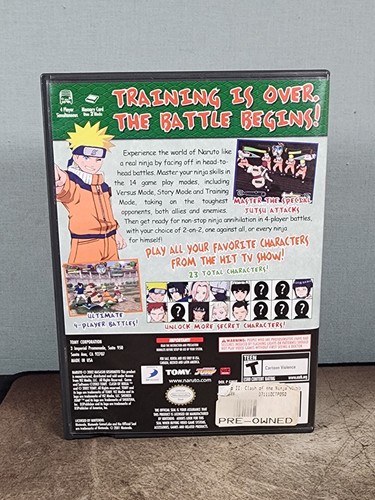 Naruto: Clash of Ninja 2 (Nintendo GameCube, 2006) No Manual - TESTED WORKING - Picture 2 of 5