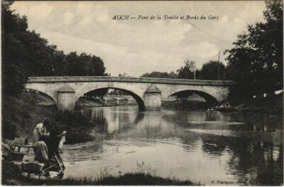 Old postcard also Pont de la Treille et Bords du Gers (1169499)
