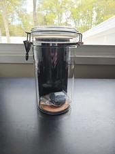New In Box Acrylic Humidor Jar