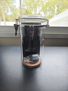 New In Box Acrylic Humidor Jar