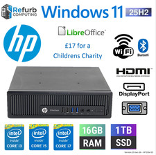 HP Mini PC Windows 11 Tiny Desktop WiFi up to i7 4th Gen 16GB RAM 1TB SSD 01
