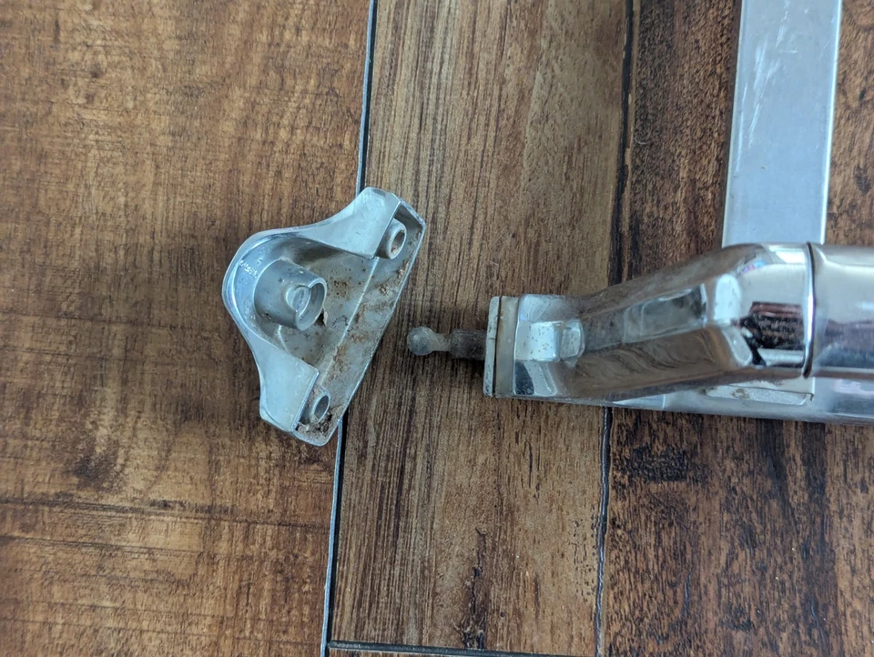 OEM 1963-1980 MG Midget Rear Trunk Lid Luggage Rack Chrome Genuine Original - Image 2 of 4