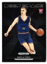 Panini 2024 Panini Prizm Draft Picks #5 Deep Space Nikola Topic RC