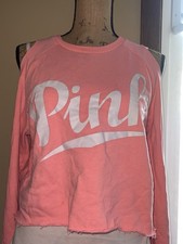 Victoria's Secret Pink Cropped Sweatshirt