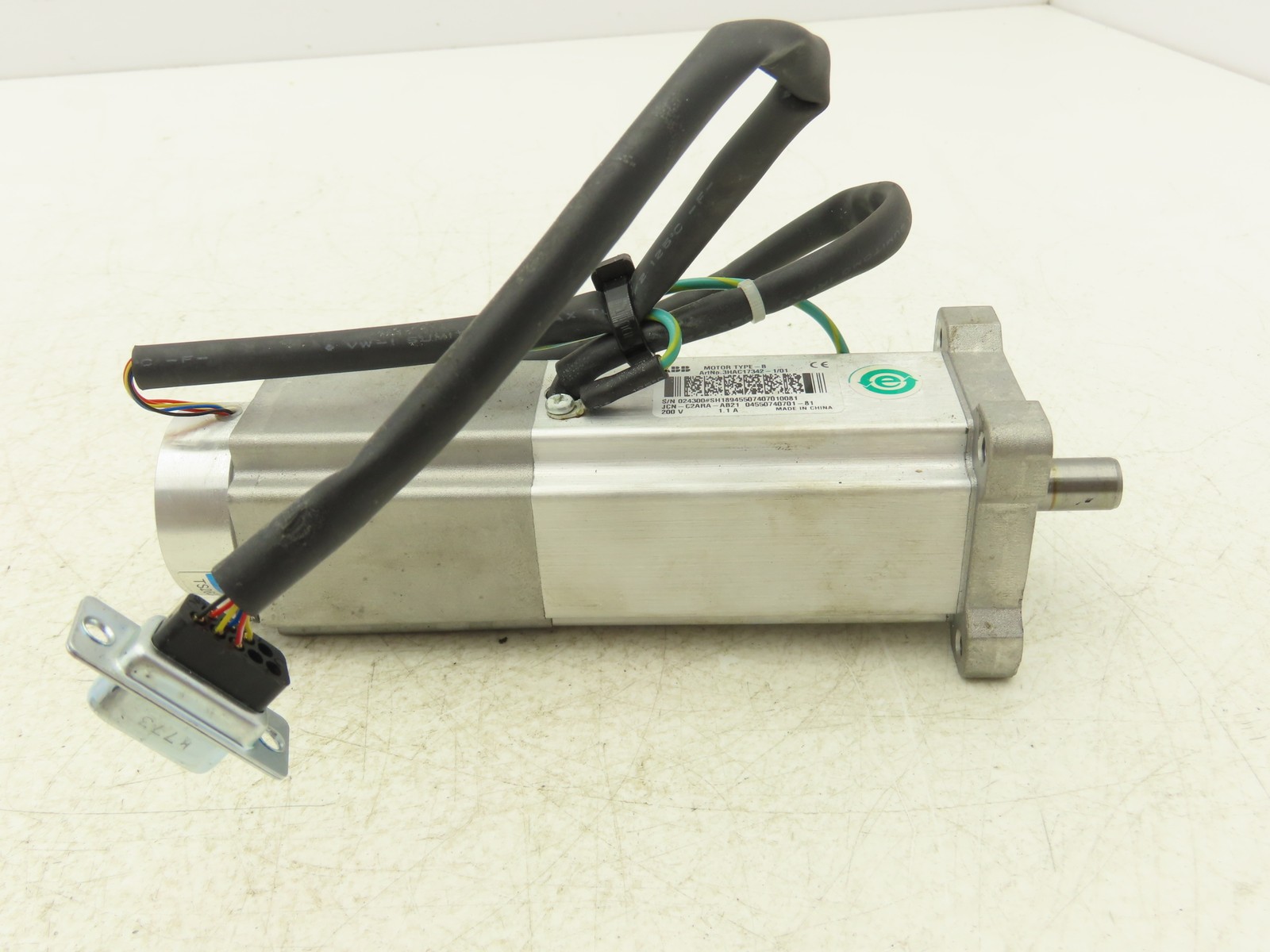 ABB 3HAC17342-1/01 AC Servo Motor 3PH Robotics Encoder TS2620N871E172