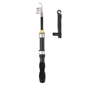 Fiberglass Telescopic Fishing Rod Portable Fishing Pole Fishing Tool