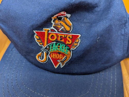 VINTAGE Joe Camel Joes Tackle Shop Fishing Cigarette Snapback - Picture 2 of 4