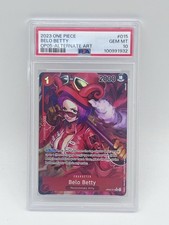 2023 ONE PIECE OP05-AWAKENING OF THE NEW ERA ALTERNATE ART BELO BETTY PSA 10