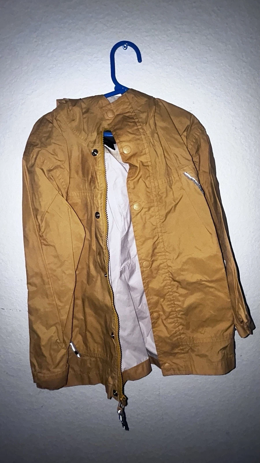 REI Co op Jacket Boys 6/7 Yellow Hooded Rain Waterproof Shell Ripstop Jacket
Opens in a new window o