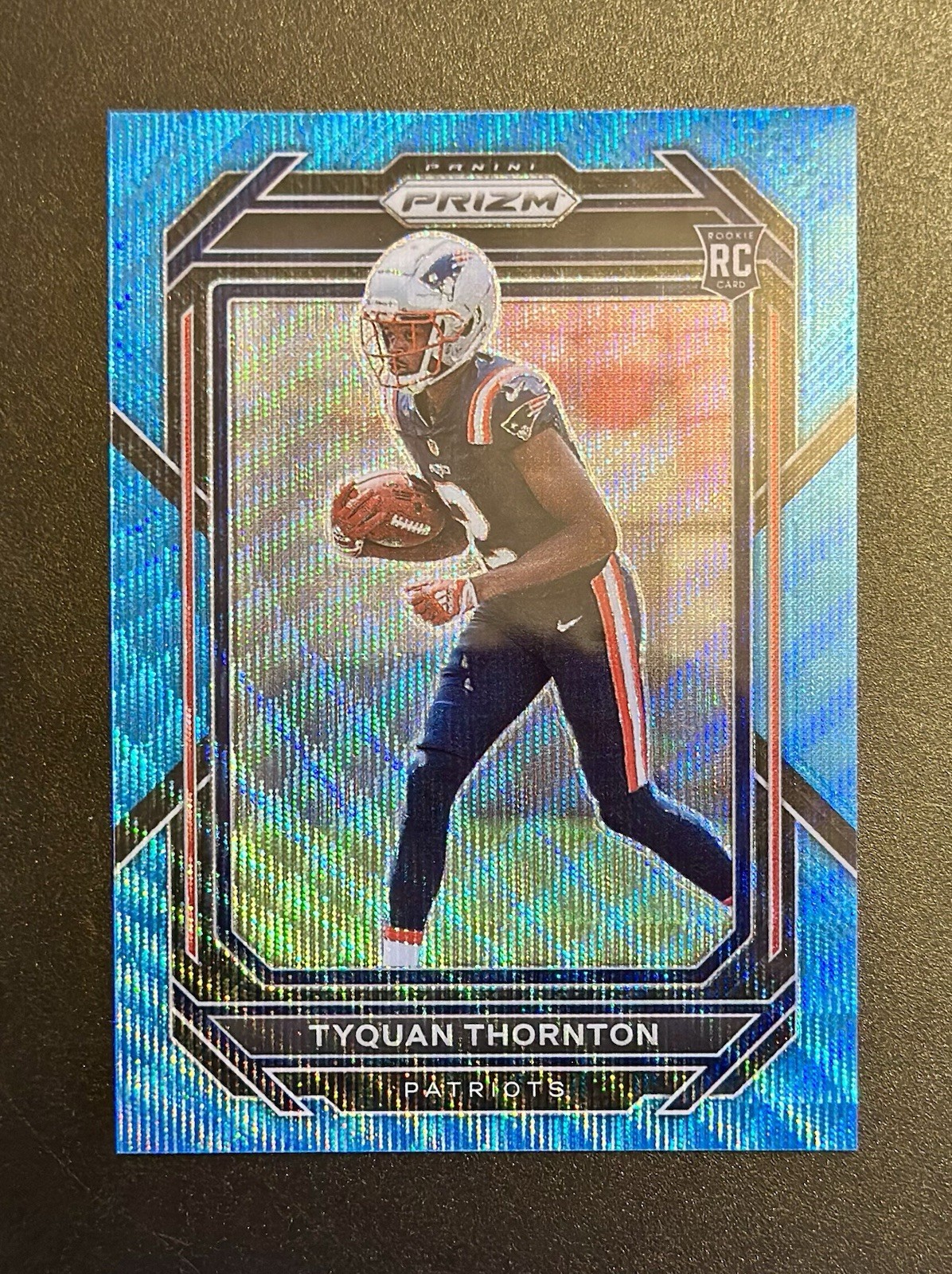 2022 Panini Prizm #328 Tyquan Thornton Blue Wave #/199