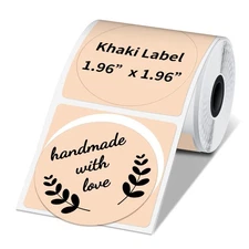Phomemo 1.96" Circle Thermal Labels for M110/S M120 M200 M220 Label Maker 50mm