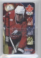 1998 Valu-Net Team Canada Prepaid Phone Cards Rod Brind'Amour 0a6