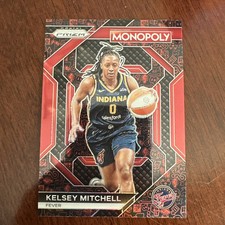 Kelsey Mitchell WNBA Panini Monopoly Red Icon SP Prizim Indiana Fever