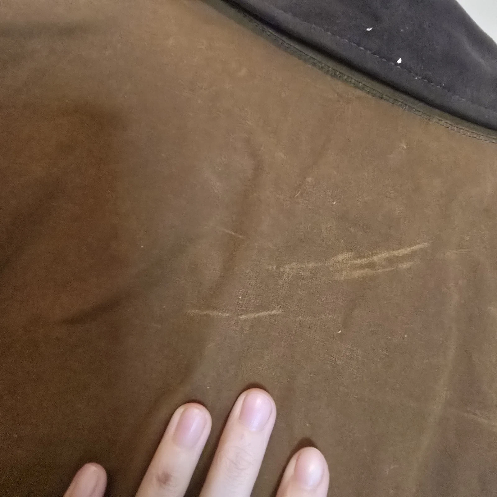 Vintage Filson Cover Cloth Mile Marker Coat XL Brown Waxed Jacket Made In USA - product detail image 20