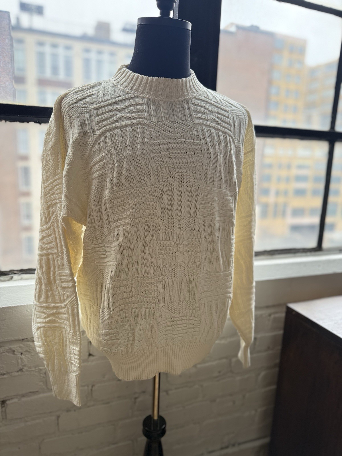 Men’s sweater Stawbridge Clothiers  100% Cotton Made In USA Sweaters Size Large