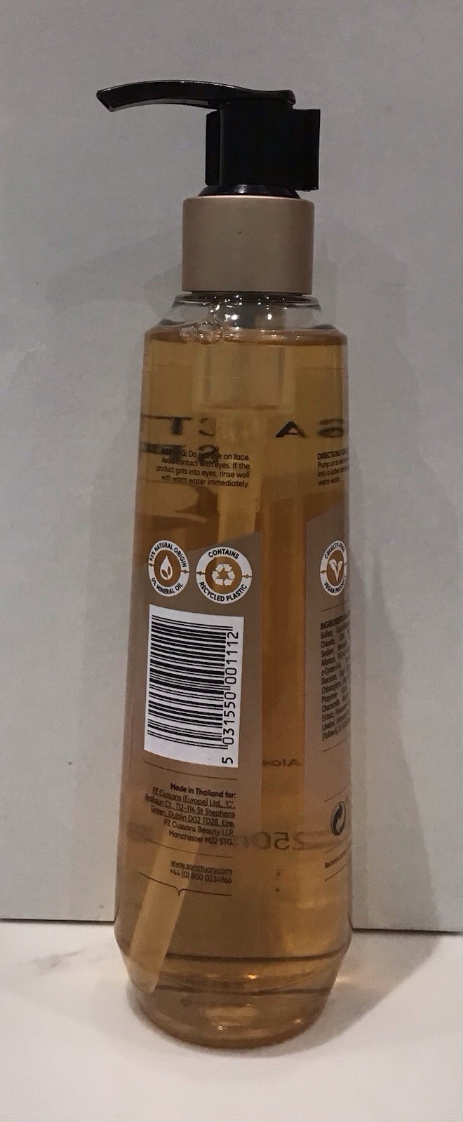 SANCTUARY SPA - Antibacterial Hand Wash 250ml - Aloe Vera & Chamomile Flower