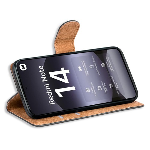 Housse de protection pour Xiaomi Redmi Note 14 4G étui à rabat housse portefeuille à rabat - Photo 3/6