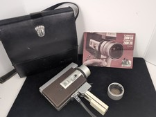 Canon Zoom 318 Super 8 Movie Camera W/ Grip Case Manual Read