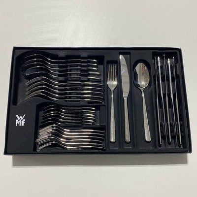 WMF Boston 30-Piece Cutlery Set, Stainless Steel, Service for 6