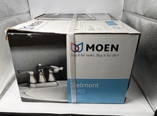 Moen Belmont 84902 Chrome 4 Centerset Bathroom Faucw/ Pop-Up Drain New Sealed