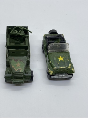 Konvolut 5 Vintage Military Hot Wheels & Matchbox (70er und 1980’er Jahre) - Bild 11 von 18