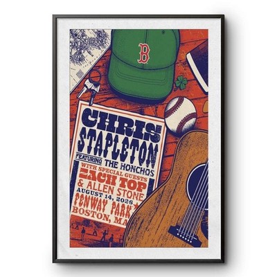 HOT Chris Stapleton AUG 14 2026 Event Fenway Park in Boston, Ma Poster